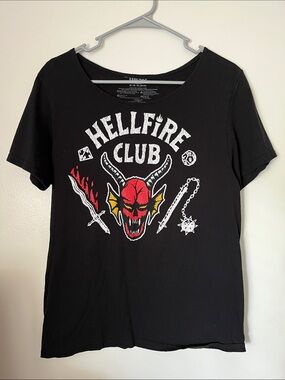 Stranger Things Hellfire Club Graphic Short Sleeve T-Shirt